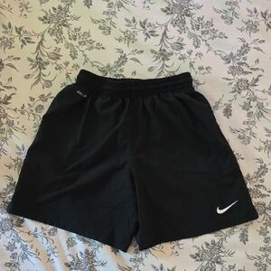 Youth Nike Black Athletic Shorts Lightweight Performance